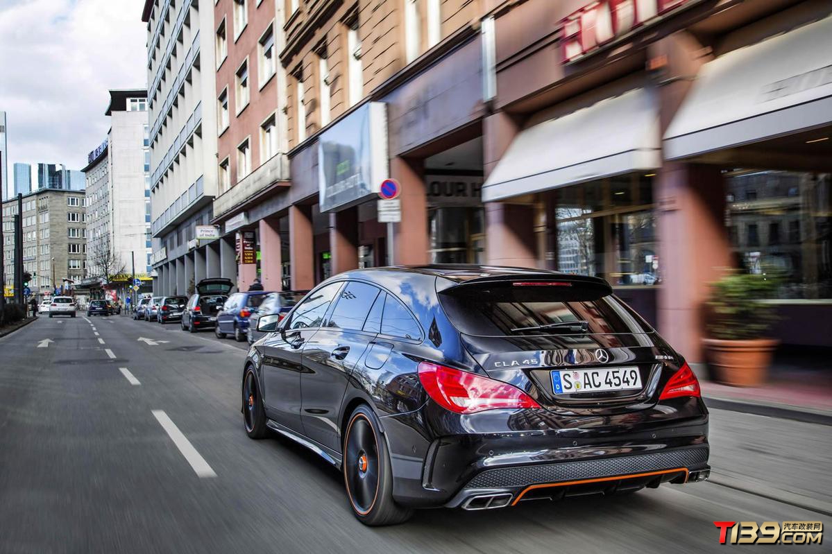 橘色艺术特仕版本 奔驰cla45 amg shooting brake orangeart edition